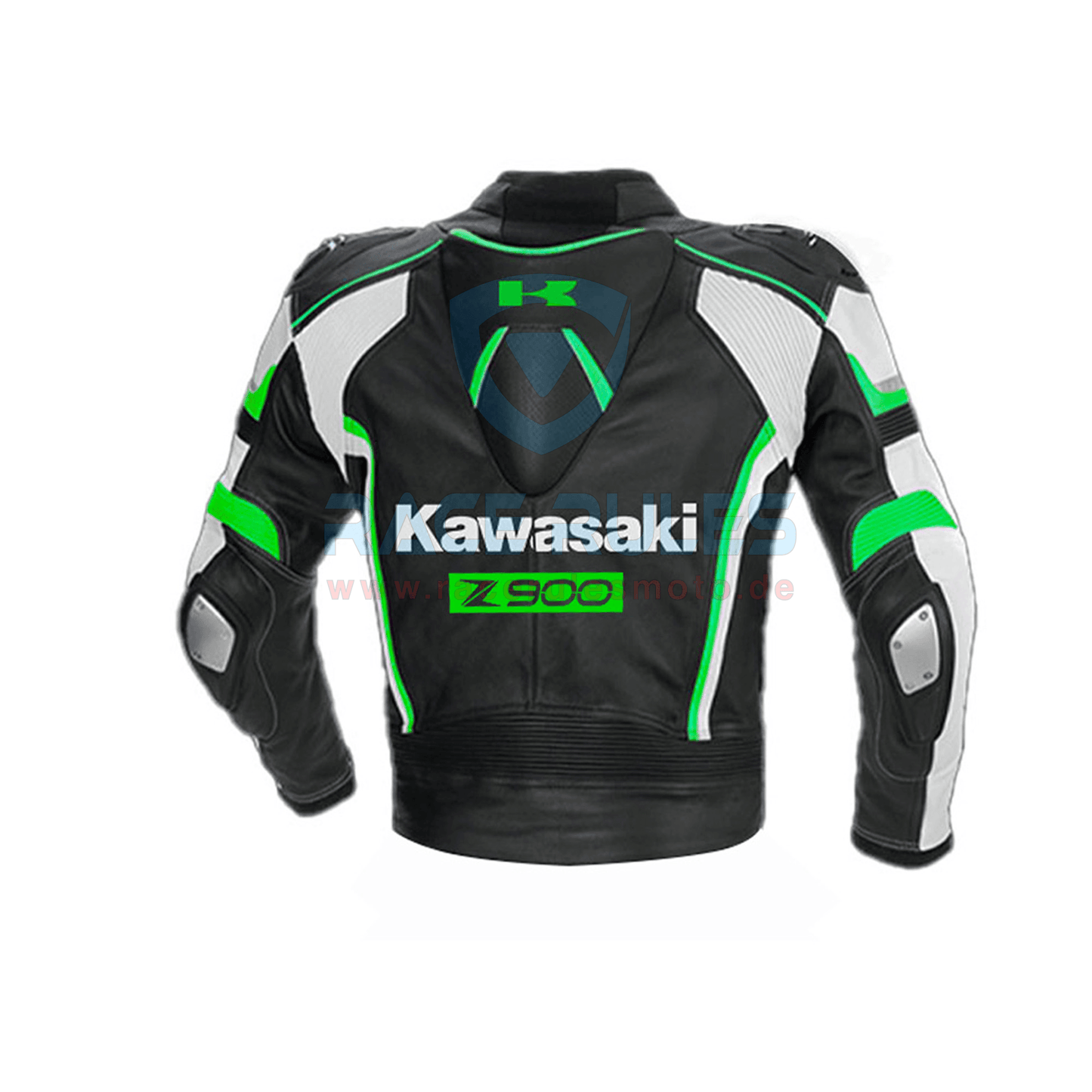 Kawasaki Ninja Motorcycle Leather Jacket With Complete Safety Protection - RACERULES MOTO