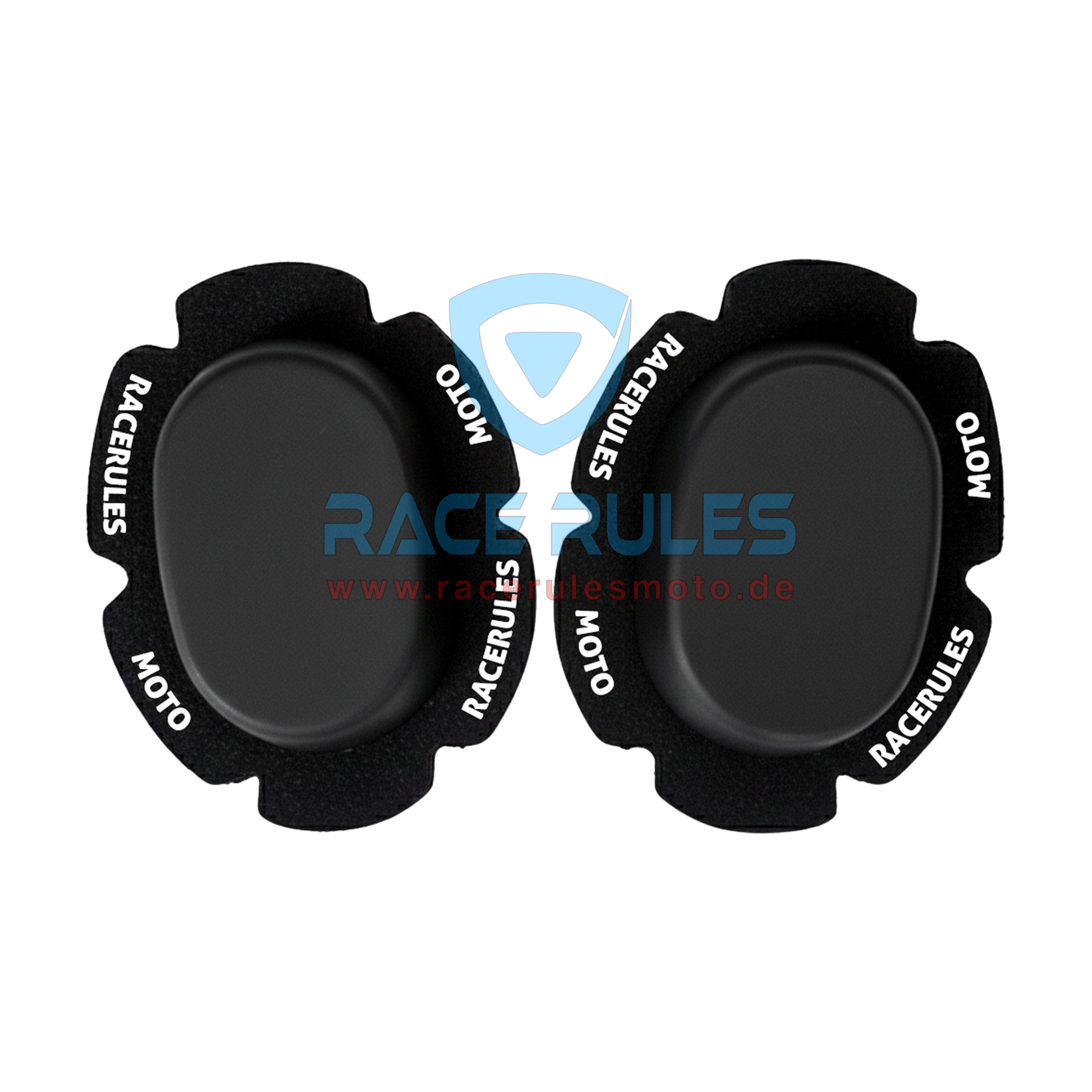 RACERULES Pista Universal Durable Motorcycle Knee Sliders - High-Performance Moto Knee Pucks