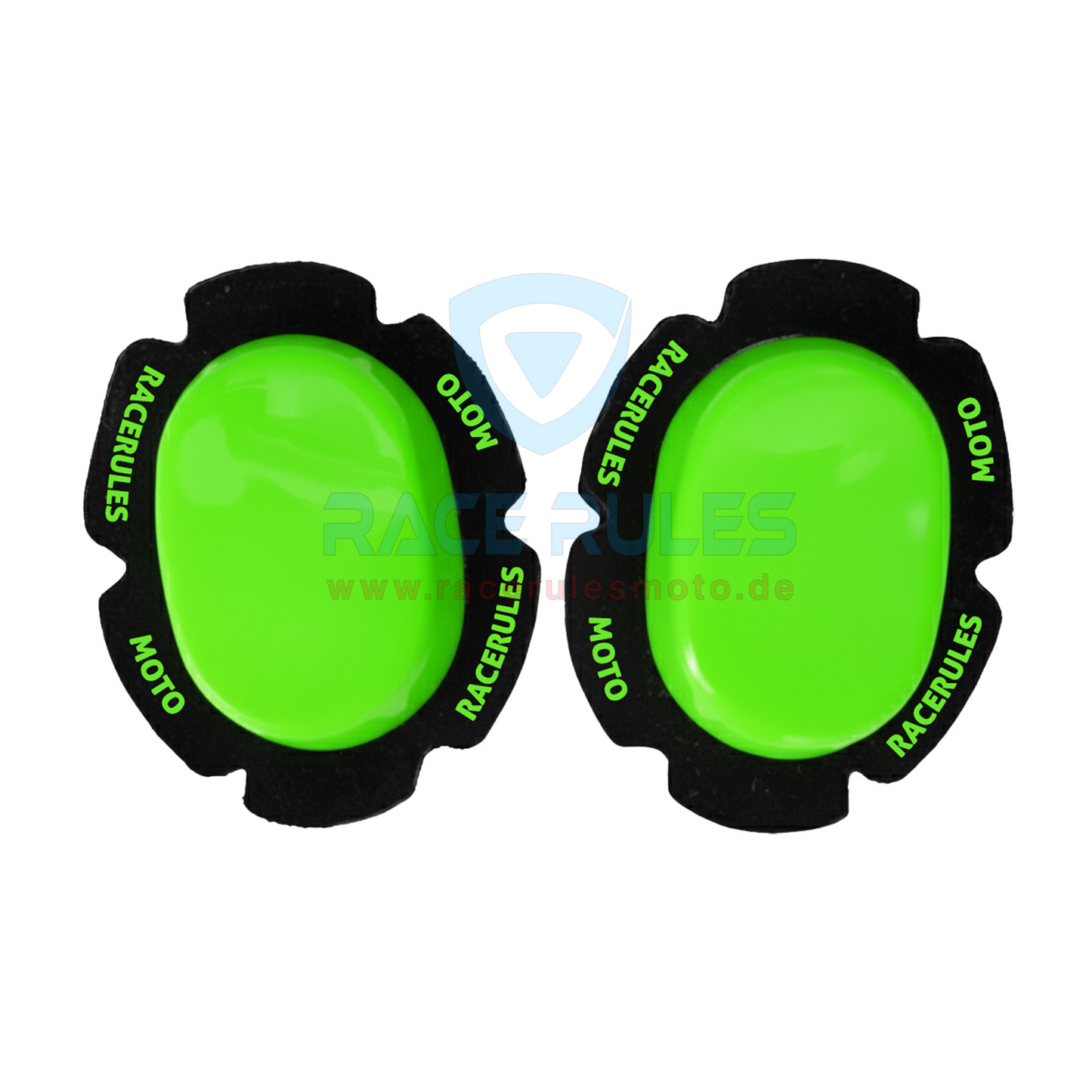 RACERULES Pista Universal Durable Motorcycle Knee Sliders - High-Performance Moto Knee Pucks