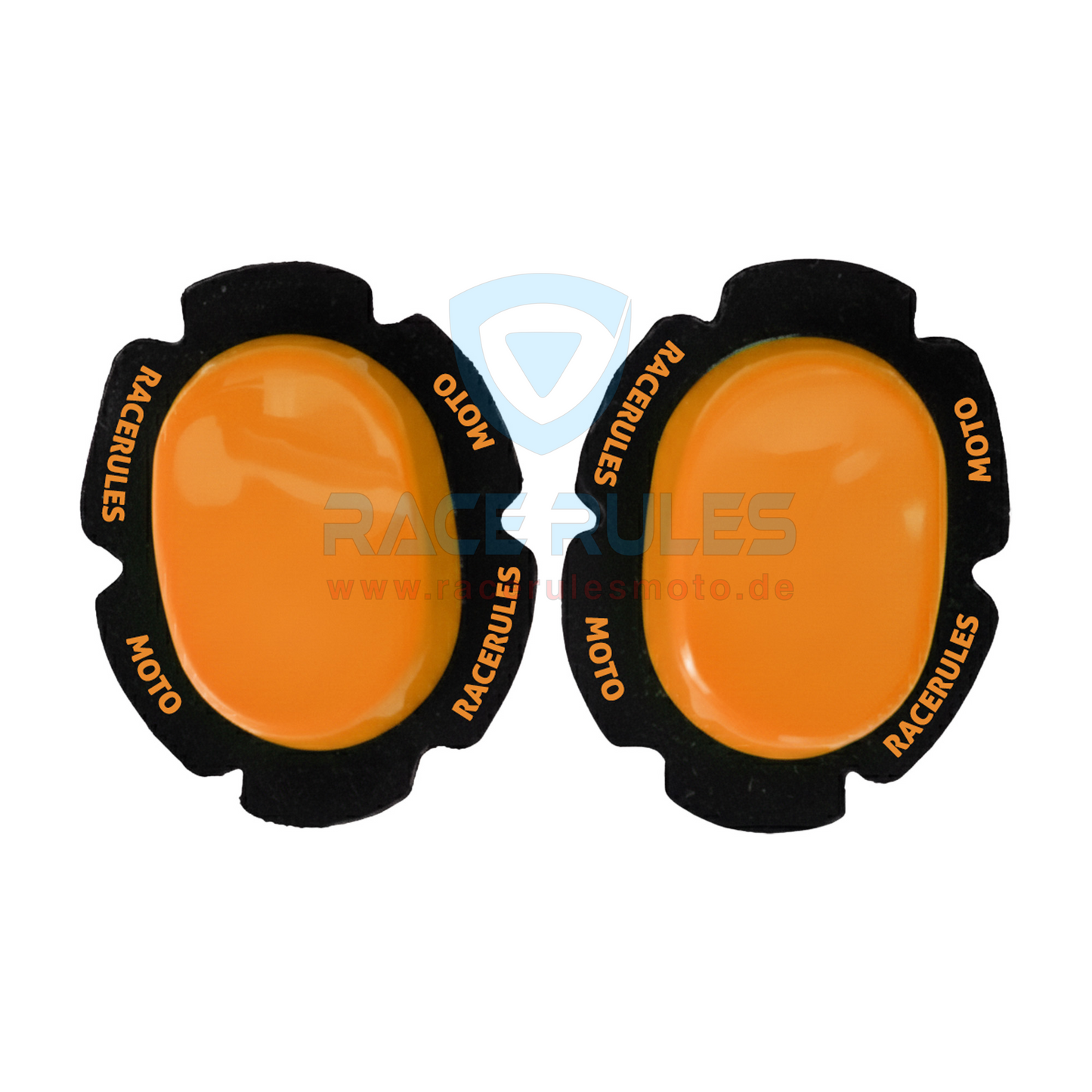 RACERULES Pista Universal Durable Motorcycle Knee Sliders - High-Performance Moto Knee Pucks