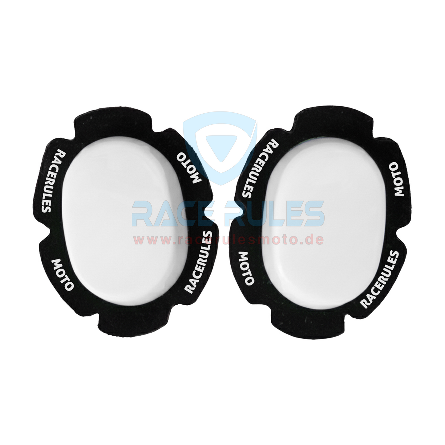 RACERULES Pista Universal Durable Motorcycle Knee Sliders - High-Performance Moto Knee Pucks