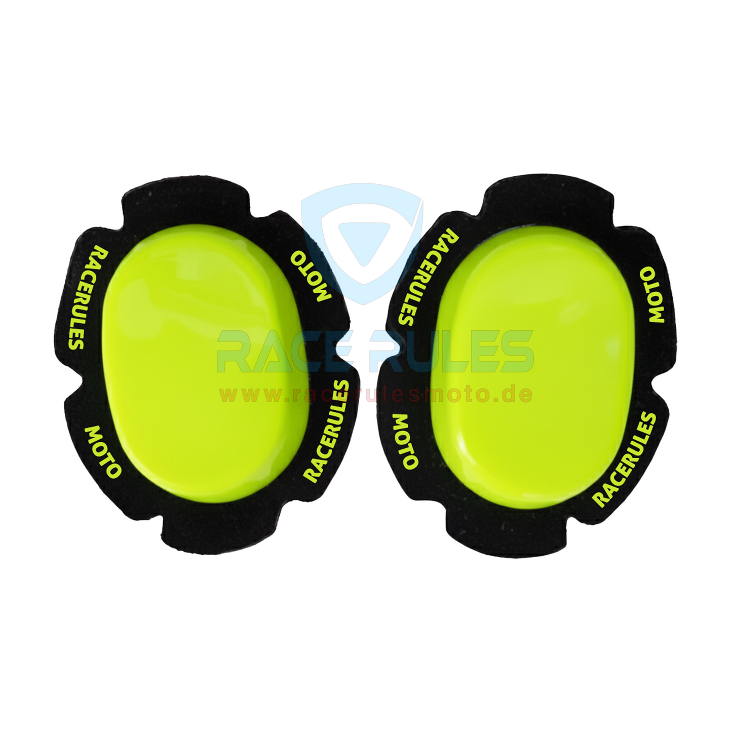 RACERULES Pista Universal Durable Motorcycle Knee Sliders - High-Performance Moto Knee Pucks