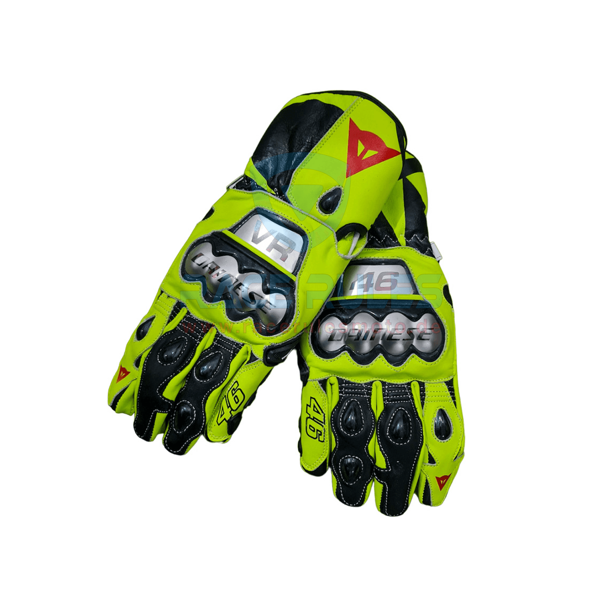 dainese vr46 handschuhe Valentino Rossi Replica Leather Gloves MotoGP – RACERULES MOTO