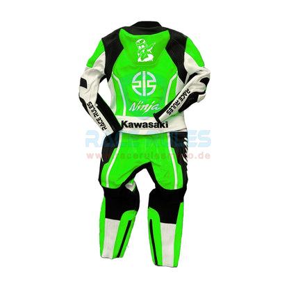 Kawasaki Ninja Motorcycle Racing Suit Premium Leather Biker Gear