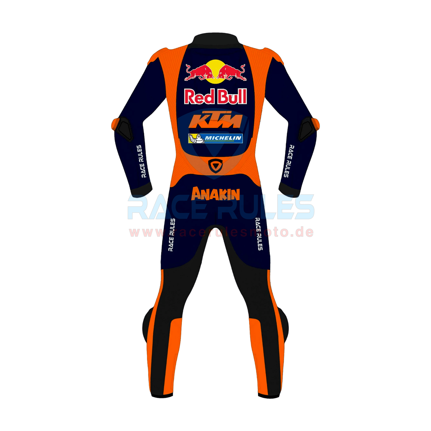 Redbull KTM Brad Binder Blue Leather Motorbike Suit MotoGP Gear for Men & Women | Ideal Gift for Bikers - RACERULES MOTO