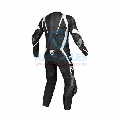 Premium RACERULES One-Piece Motorcycle Leather Suit