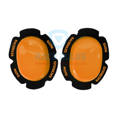 RACERULES Pista Universal Durable Motorcycle Knee Sliders - High-Performance Moto Knee Pucks