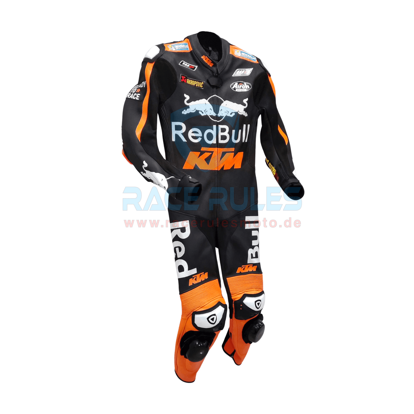 Red bull KTM MotoGP Leather Motorbike Racing Suit for Men & Women - RACERULES MOTO