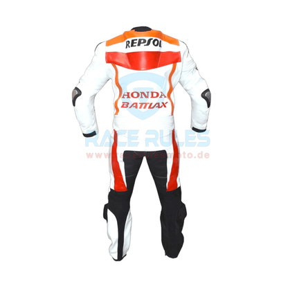 Honda Repsol Dani Pedrosa Leather Motorcycle Suit - RACERULES MOTO