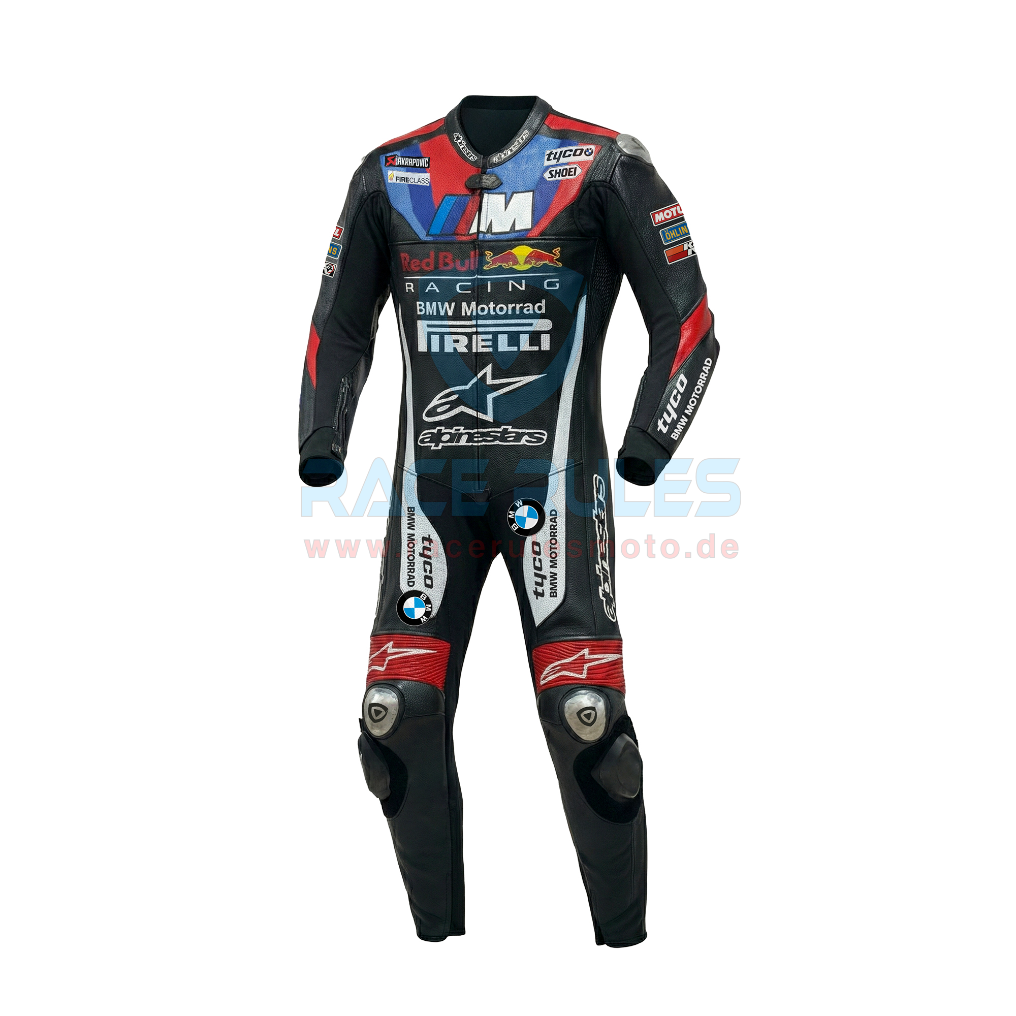 BMW Red Bull Tyco Racing Leather Suit | RACERULES