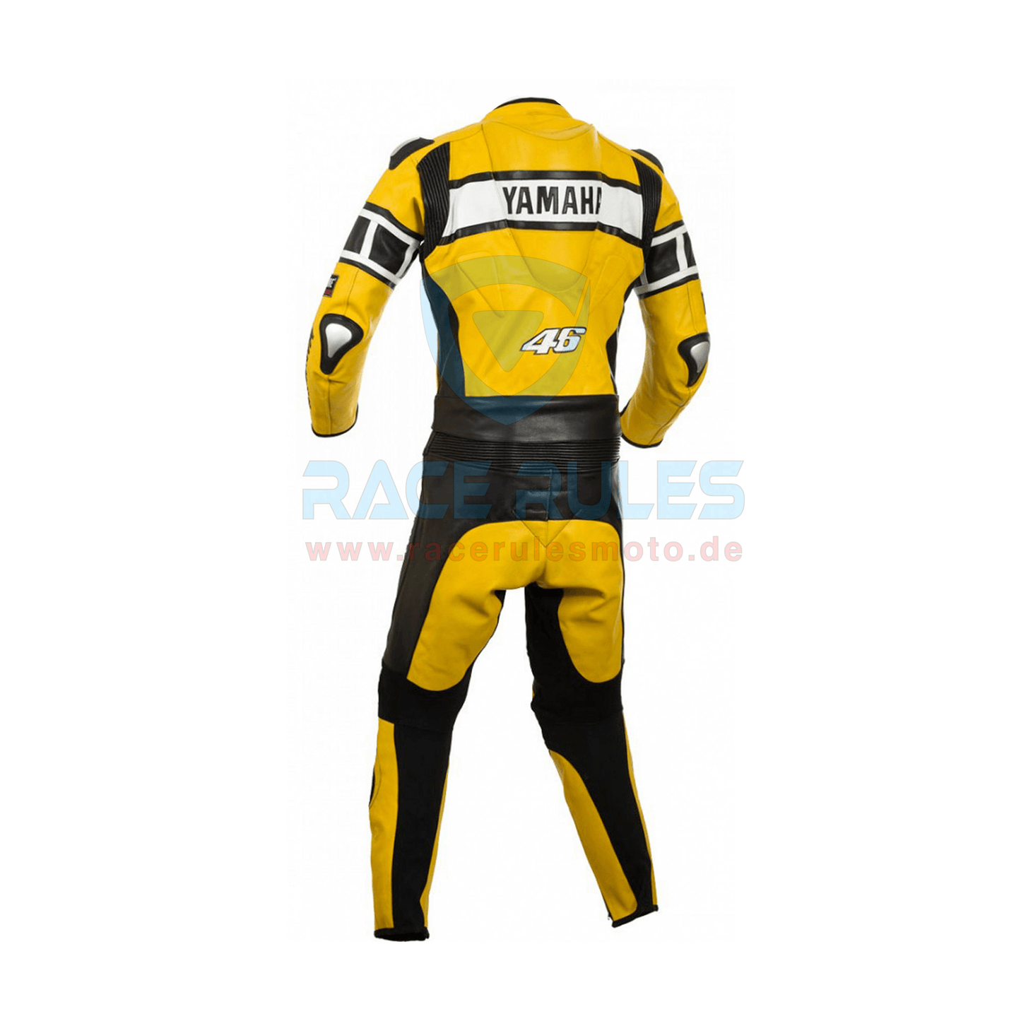 Yamaha Yellow Leather Motorbike Suit for Men & Women - RACERULES MOTO