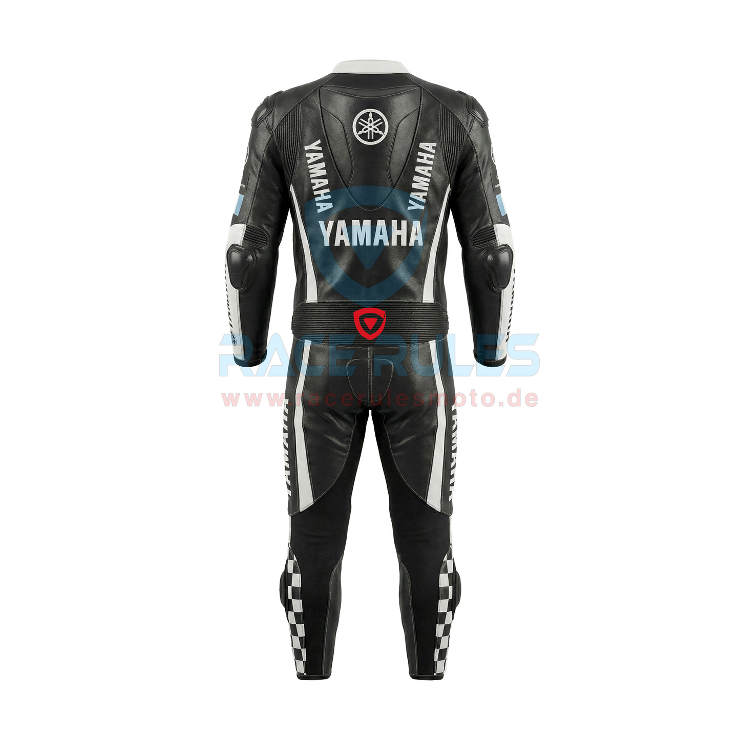 Yamaha Tuxedo Style Racing Leather Suit | Motorcycle Track Leathers | RACERULES