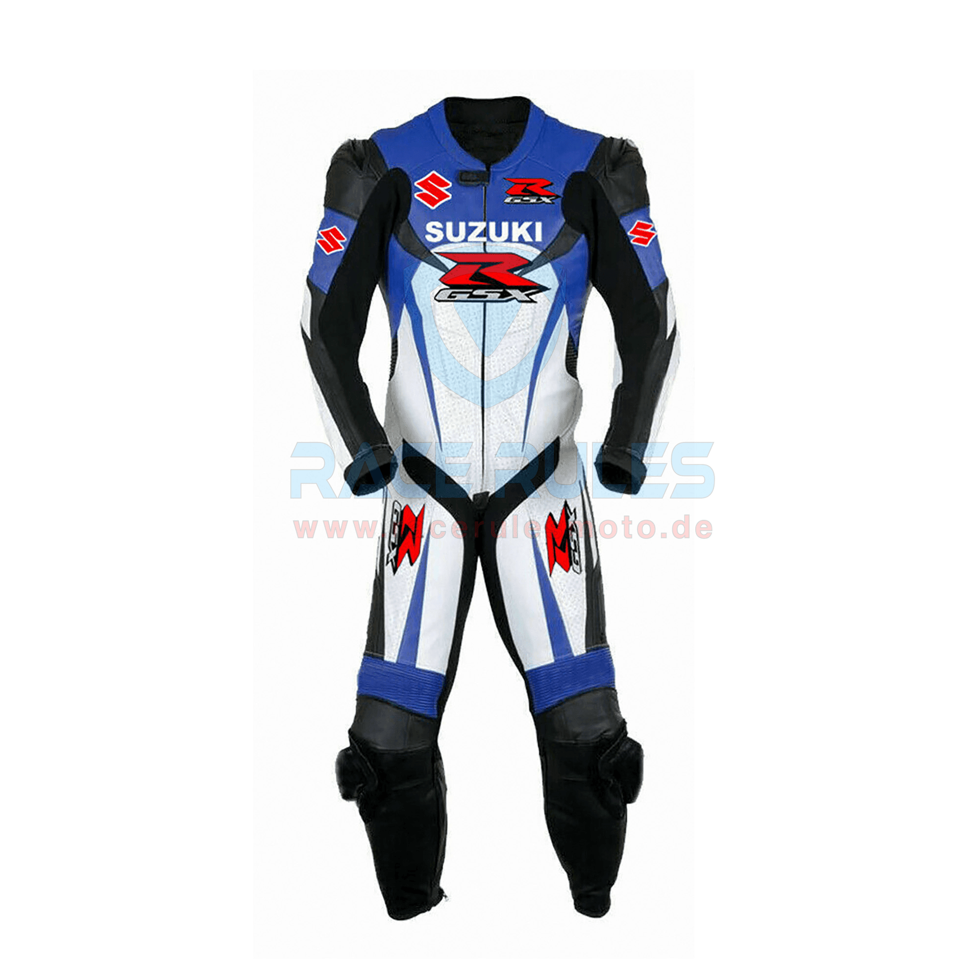 Suzuki GSXR Leather Motorbike Racing Suit for Men Women RACERULES MOTO