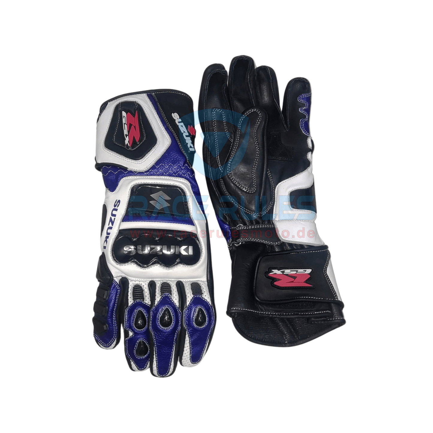 Suzuki Gsxr Leather Gloves MotoGP - RACERULES MOTO