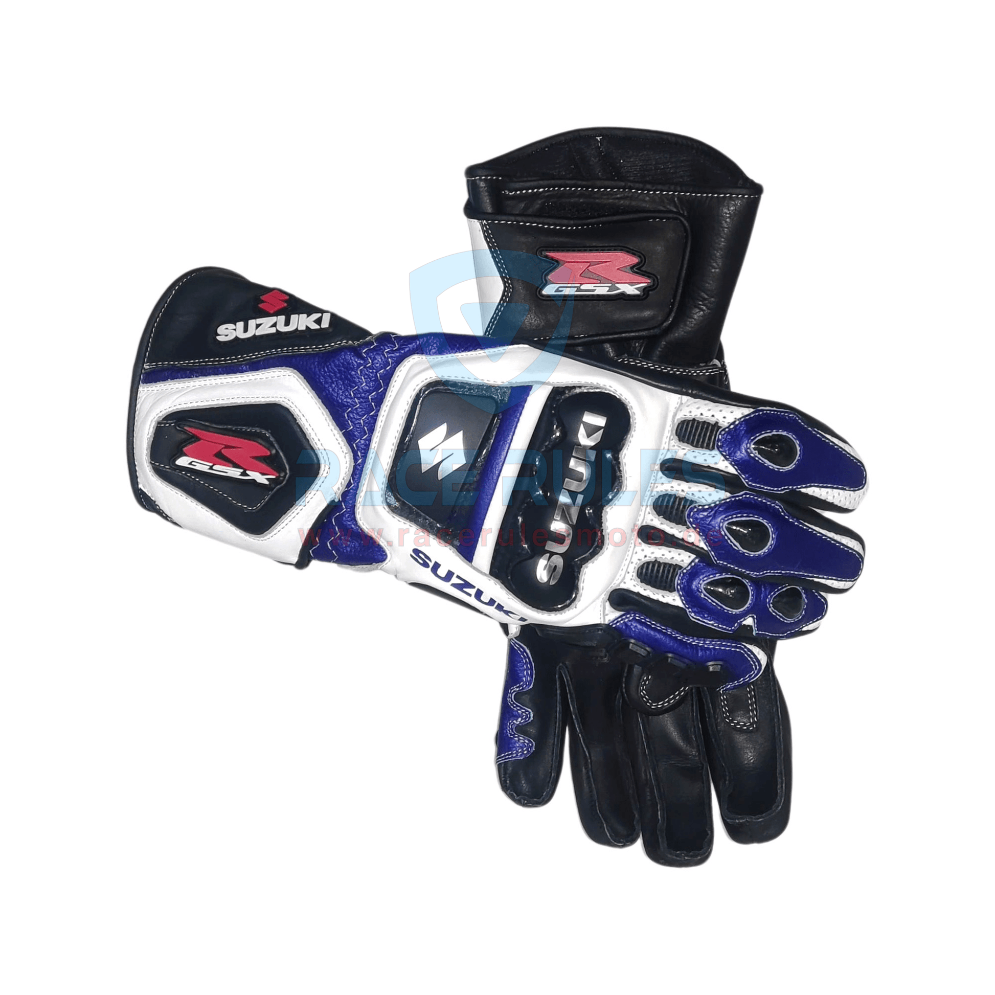 Suzuki Gsxr Leather Gloves MotoGP - RACERULES MOTO