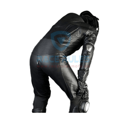 New Batman Style Leather Motorbike Motorcycle Racing Suit - RACERULES MOTO