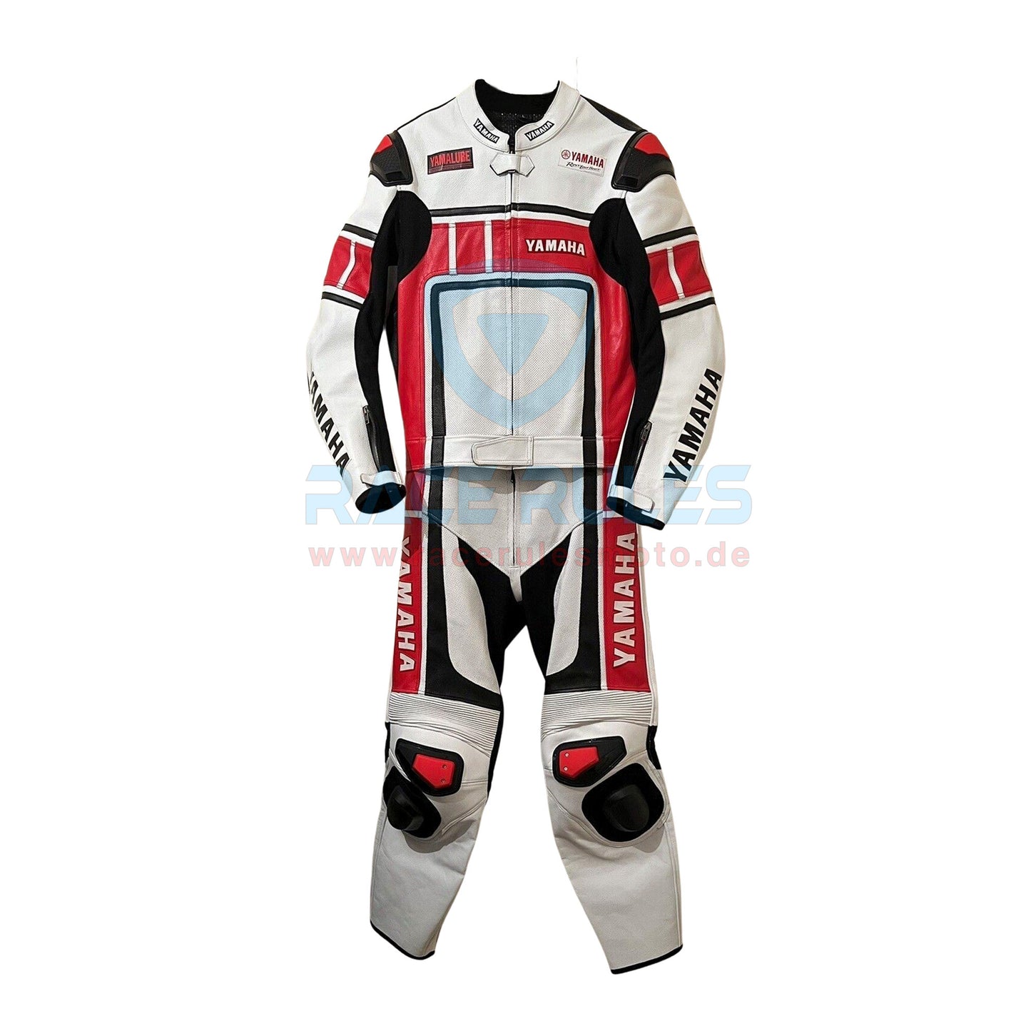 YAMAHA Motorcycle Racing Leather Suit 60th Anniversary