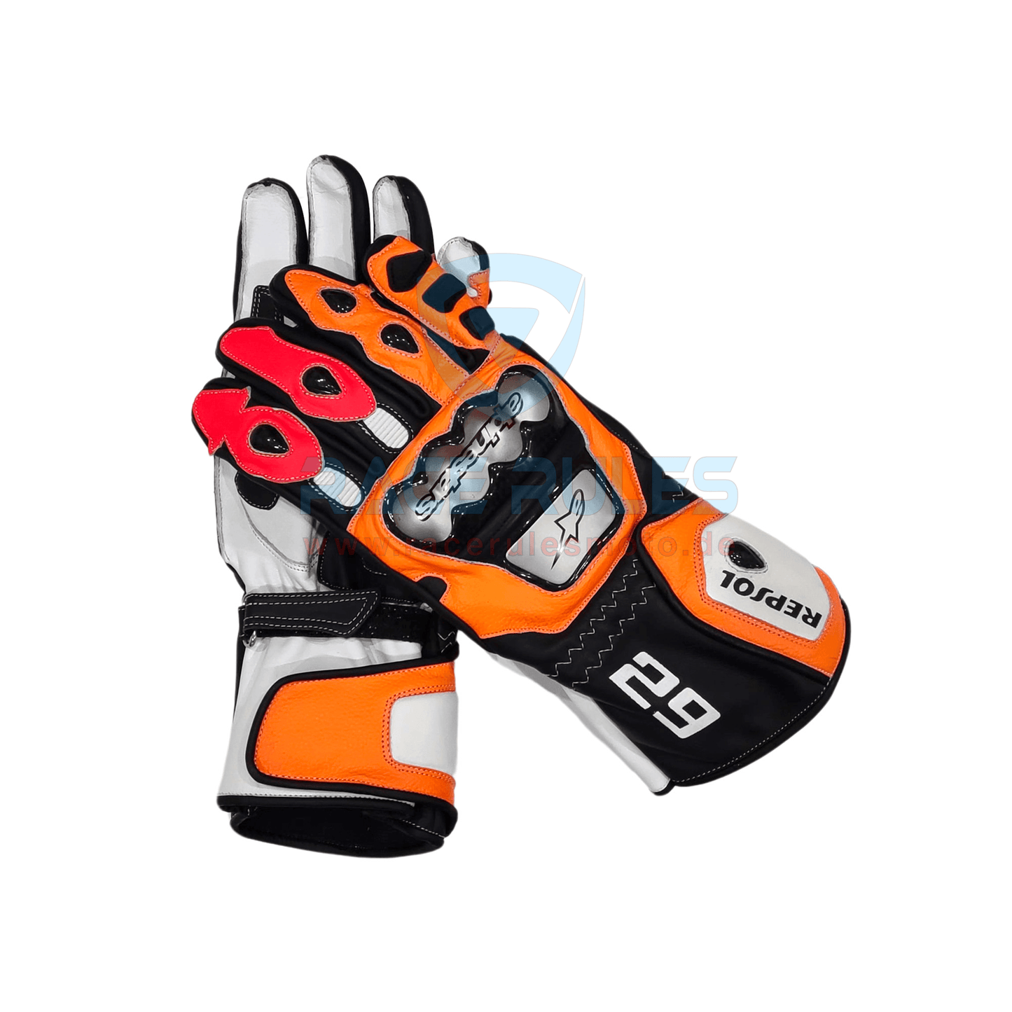 Honda Repsol 29 Leather Gloves MotoGP - RACERULES MOTO