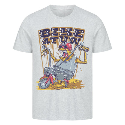 Bike for fun biker shirts grey